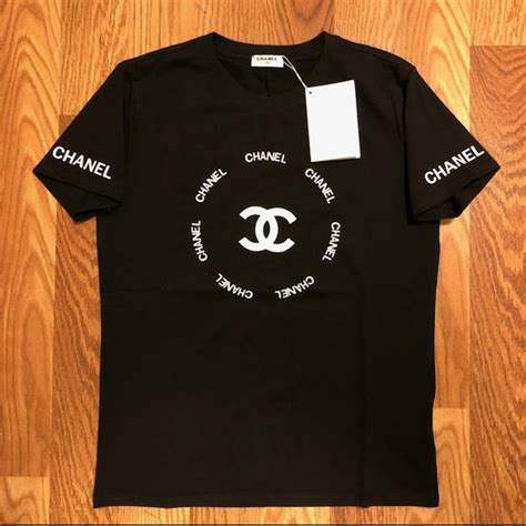 authentic chanel t-shirt|embellished chanel t shirt.